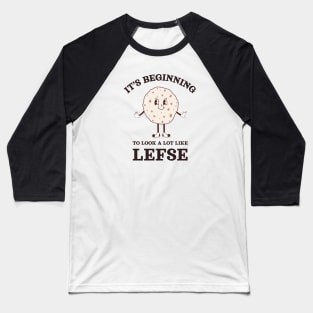 Lefse Christmas Baseball T-Shirt
